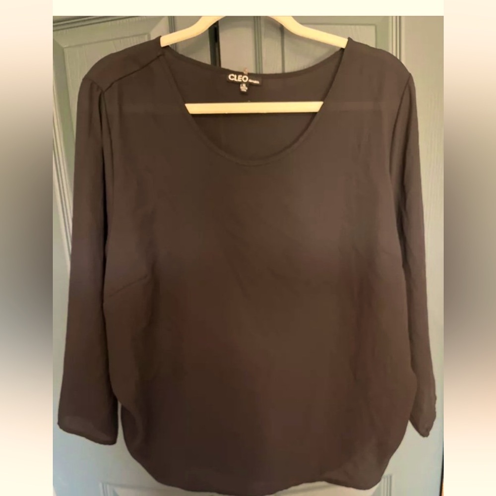 Cleo Women’s Shirt Blouse Black Size XL